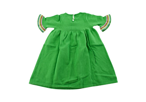 NEW Dolce & Gabbana Kids Girls Short Sleeve Sequin Dress Bright
