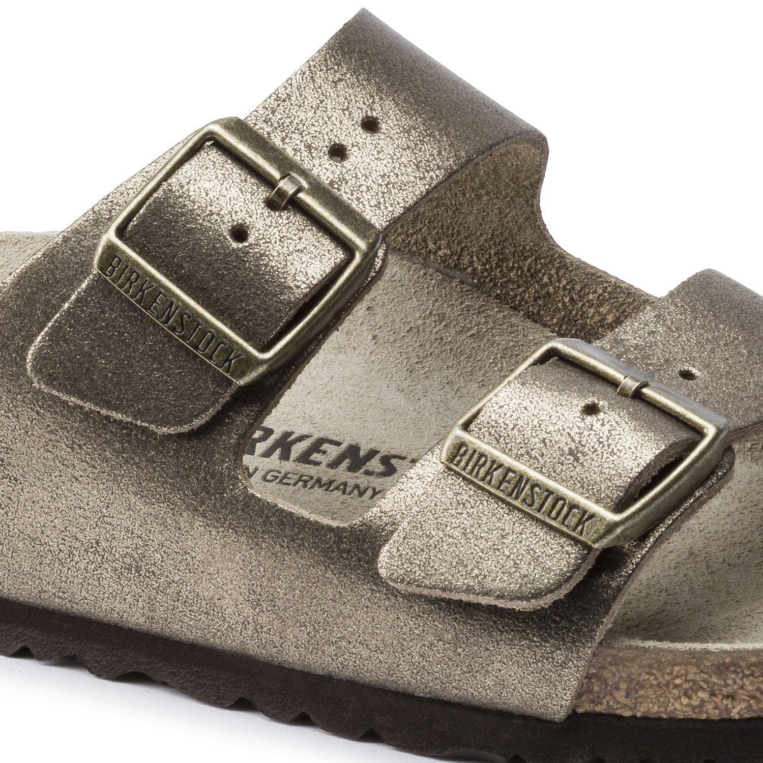 birkenstock arizona antique gold