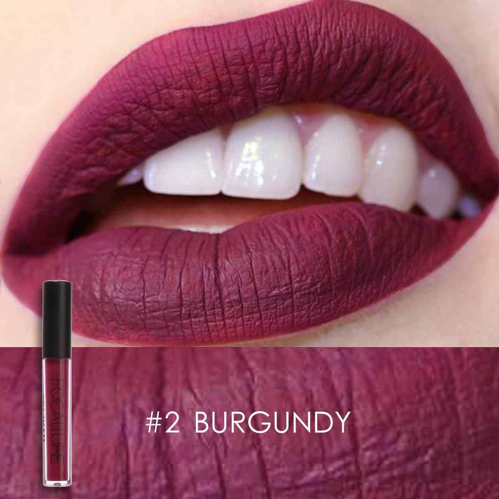 dark burgundy lipstick matte