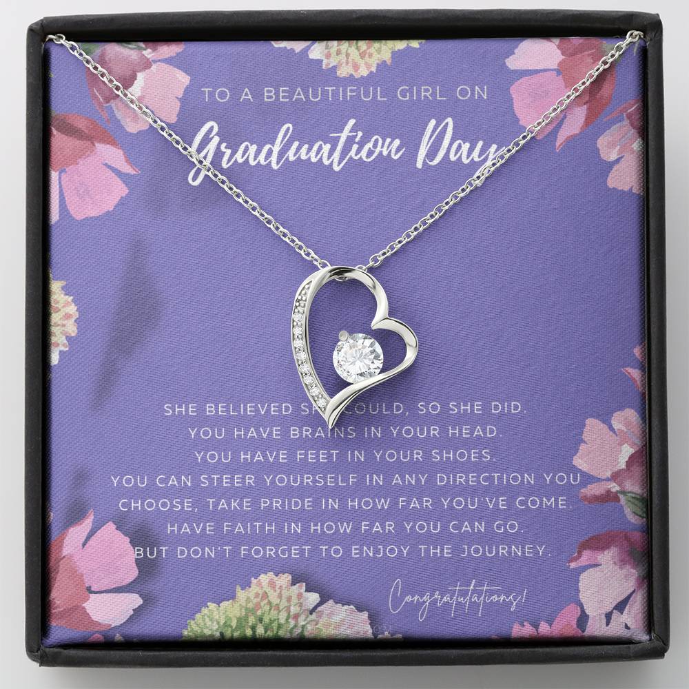 Graduation Gift Necklace for DAUGHTER, Graduation Gift for Her, College Graduation Gift for Her, High School, Senior Graduation, MBA, PHD, MASTER, Class of 2021