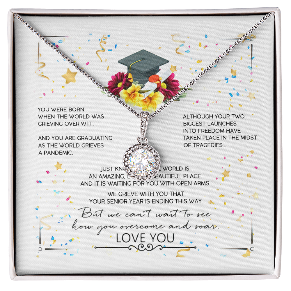 Hurry Selling Out! Graduation Custom Text, Graduation Gift, Senior Gift, Grandma And Granddaughter Necklace, Granddaughter Christmas Gift, Grandad Grandma And Granddaughter Heart Necklace Jewelry, Birthday Jewelry Gift