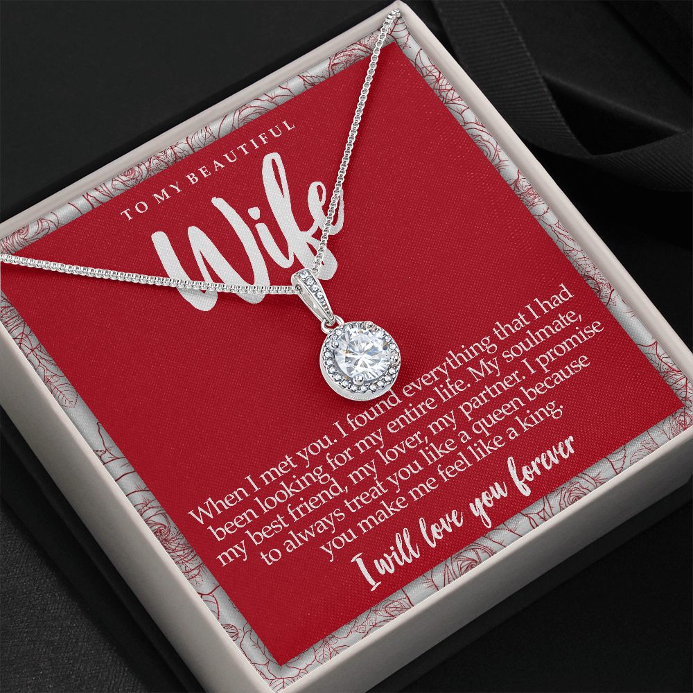 Eternal Hope Necklace and Message Card for Wife