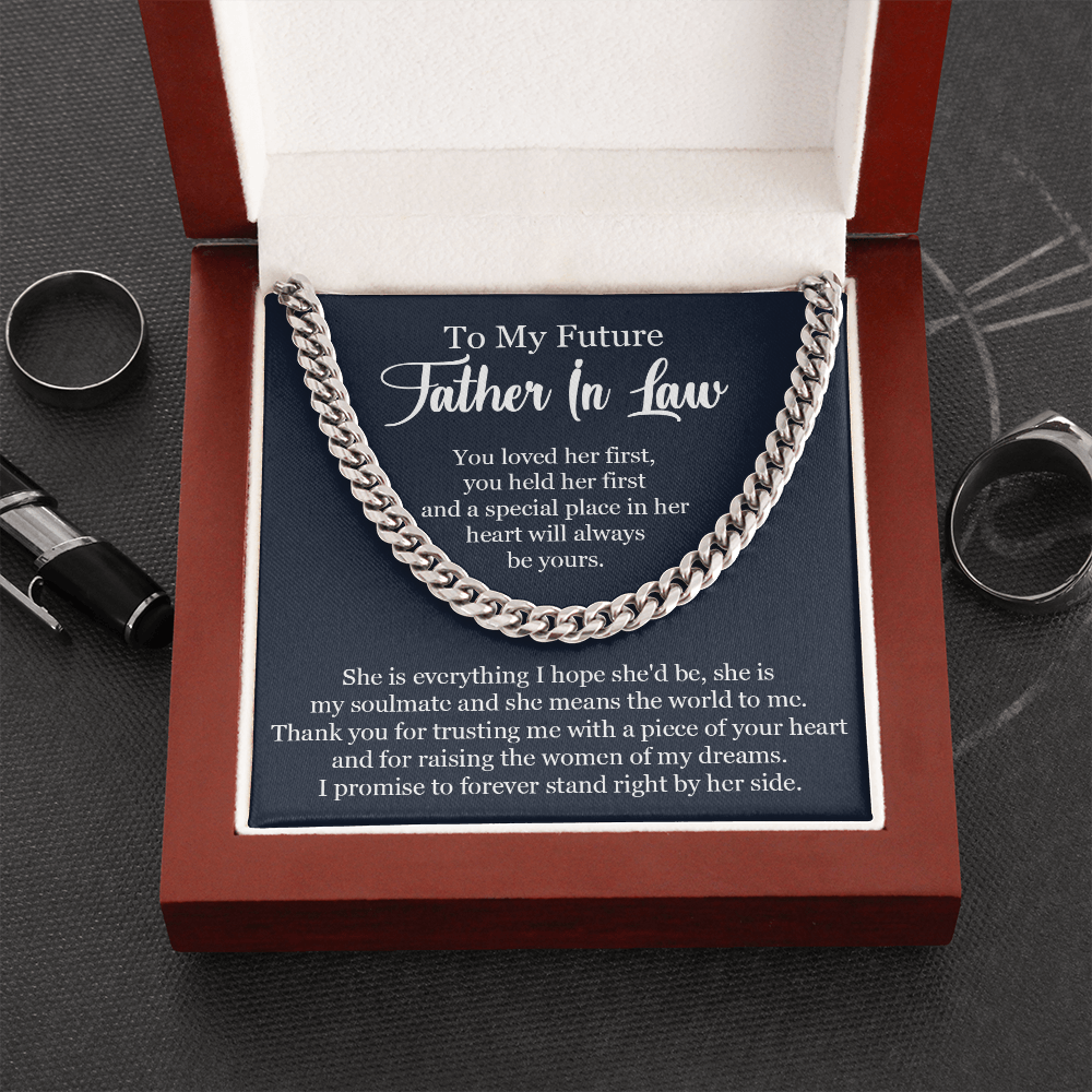 Future Father In Law Necklace, Future Father In Law Gift, Father Of The Bride Gift, Father In Law Gift Groom