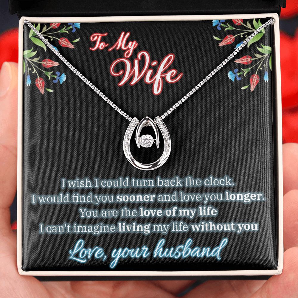 You are the love of my life lucky pendant necklace