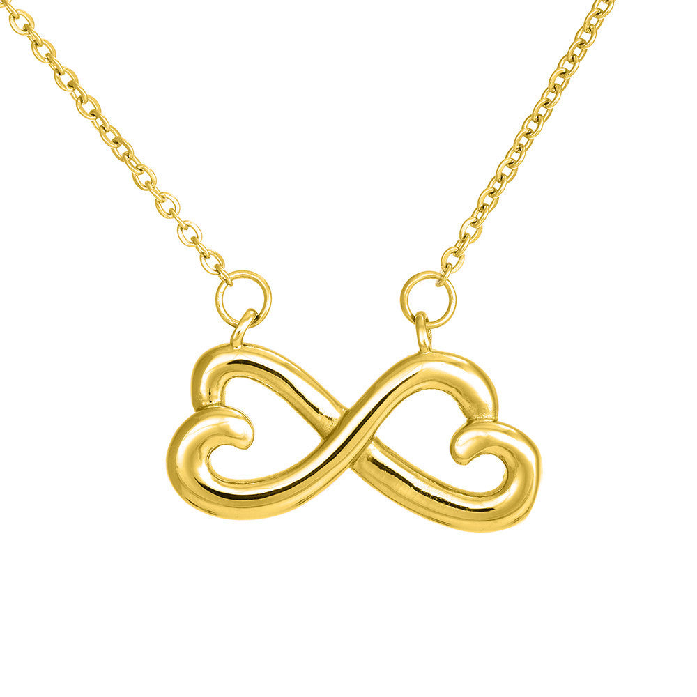 Infinity Heart Necklace – Best Gift for Daughter – Teepoem Ltd