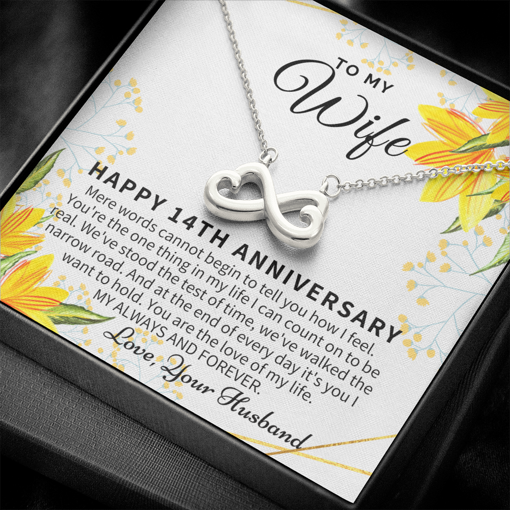 14 Year Wedding Anniversary Gift for Wife, 14th Anniversary Gift for Her,  14 Year Anniversary Gift Ideas, 14th Anniversary Gifts 