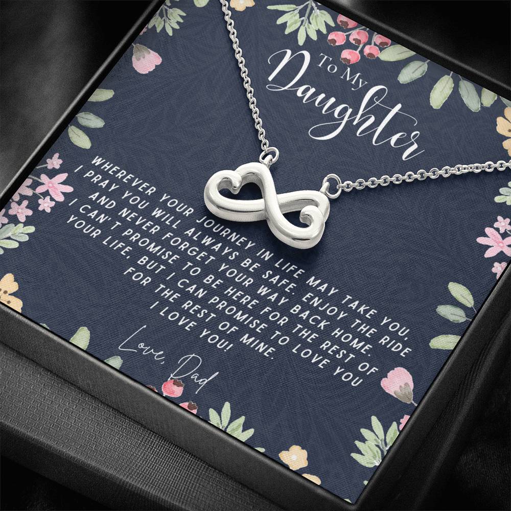 Daughter Mother’s Day Gift | To My Daughter Necklace From Dad | Grown Up Daughter Gift From Dad | Gift For Daughter from Dad | Daughters Birthday Gift