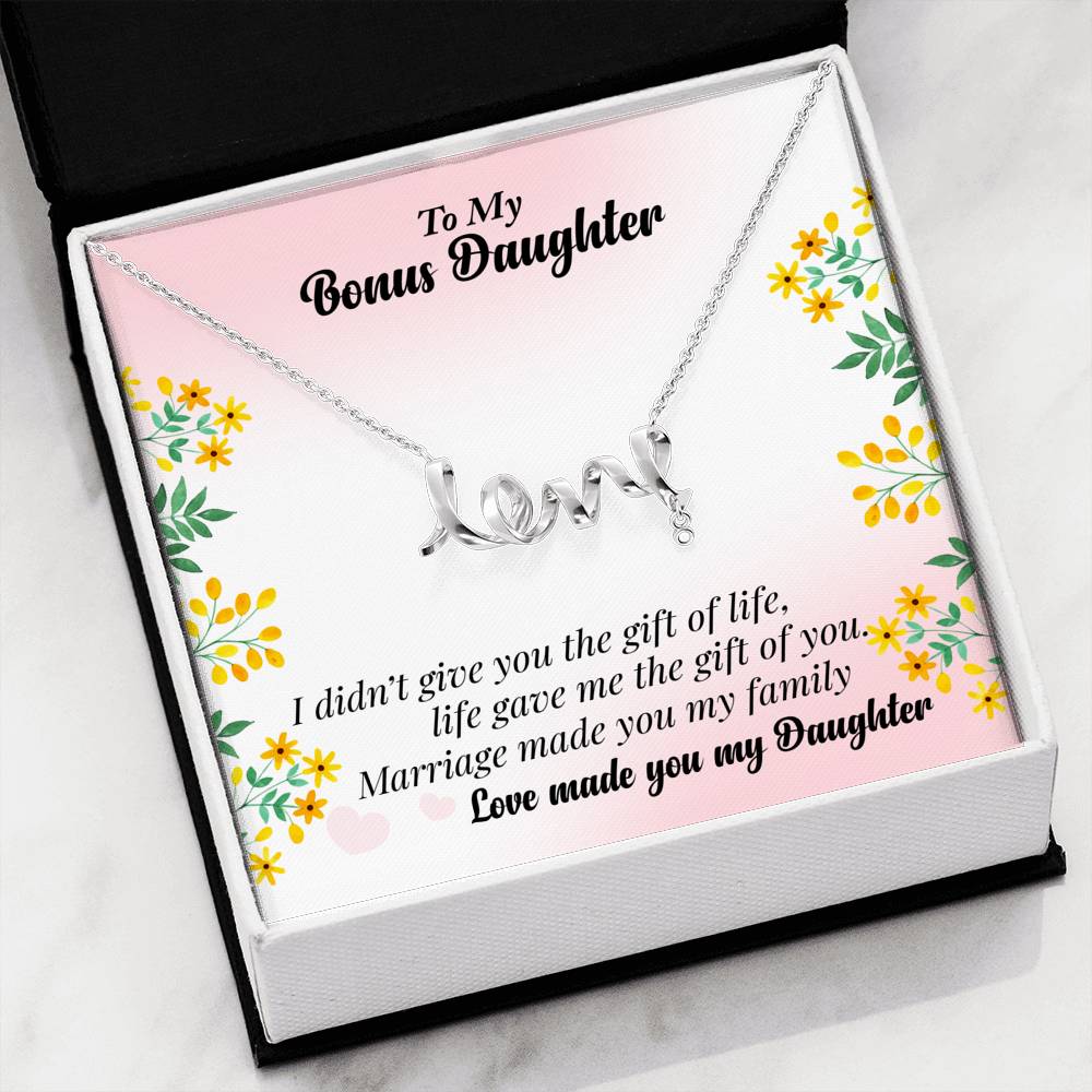 Daughter necklace, To Daughter from Mom, Daughter Inspirational Gift,Daughter Necklace, Gift for Daughter, Daughter Jewelry, Mother Daughter Birthday Gift For Daughter