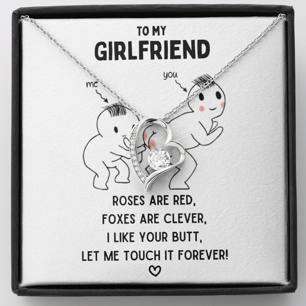 To My Girlfriend – Let Me Touch It Forever | Forever Love Necklace