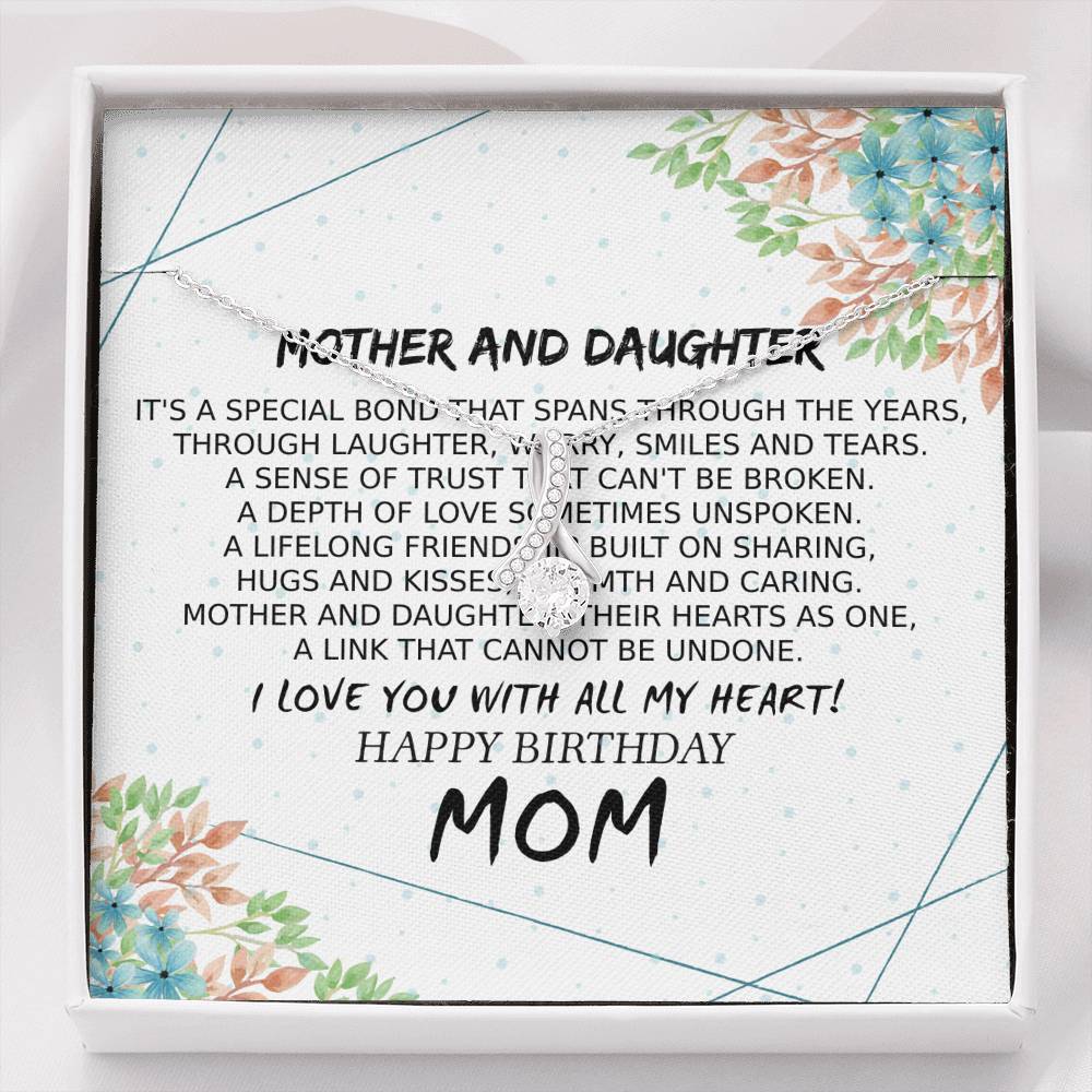 Mom Birthday Card Poem Mother and Daughter mom – Teepoem Ltd