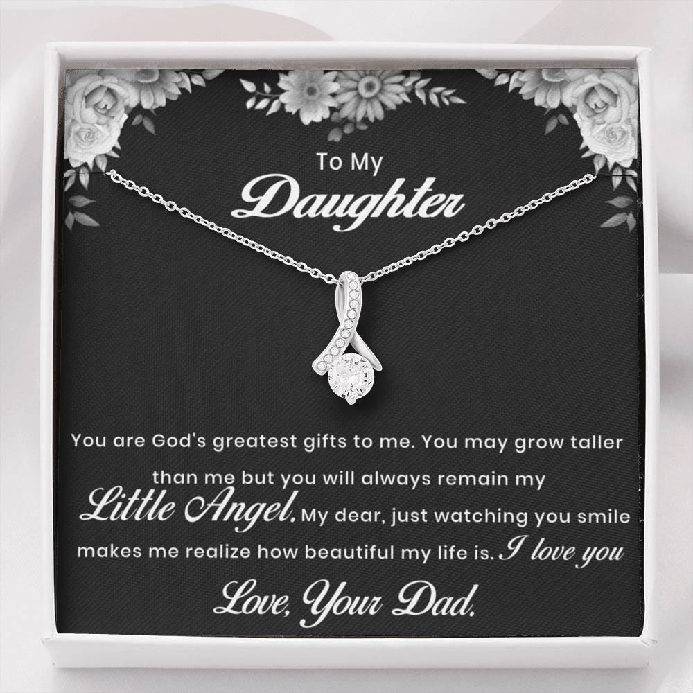 Necklace Gift To The Little Angel, My Daughter