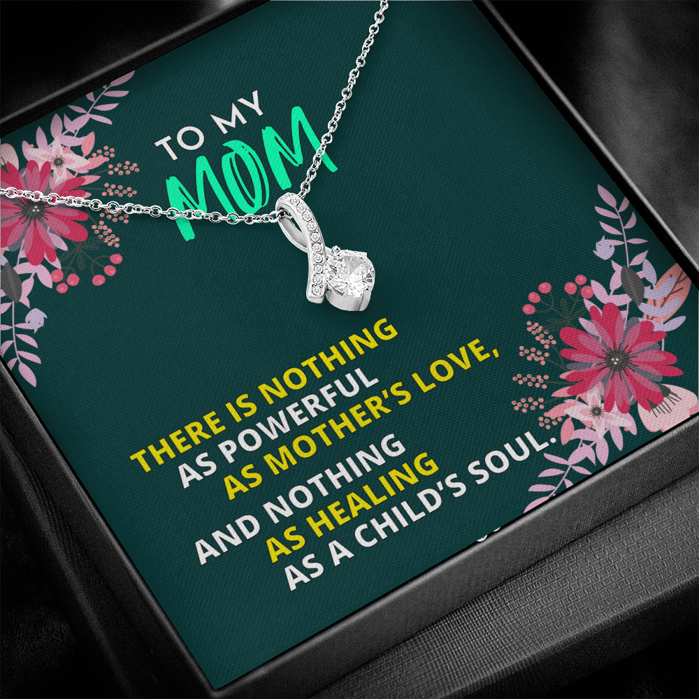 To My Mom Necklace, From Daughter to Mom, Necklace for Mother, Christmas Necklace Gift, Christmas Necklace for Mom