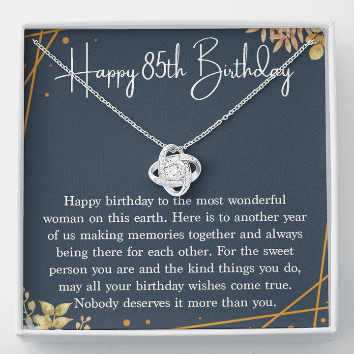 Happy 85th Birthday Necklace Gift for Mom Grandma, 85th Birthday Gifts ...