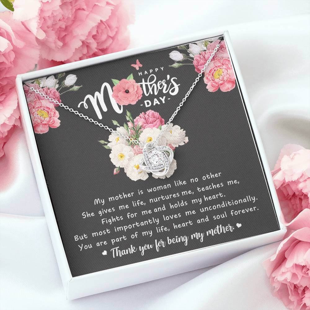 Love Knots Necklace – Thank you for being my Mother, Happy Mother’s Day ...