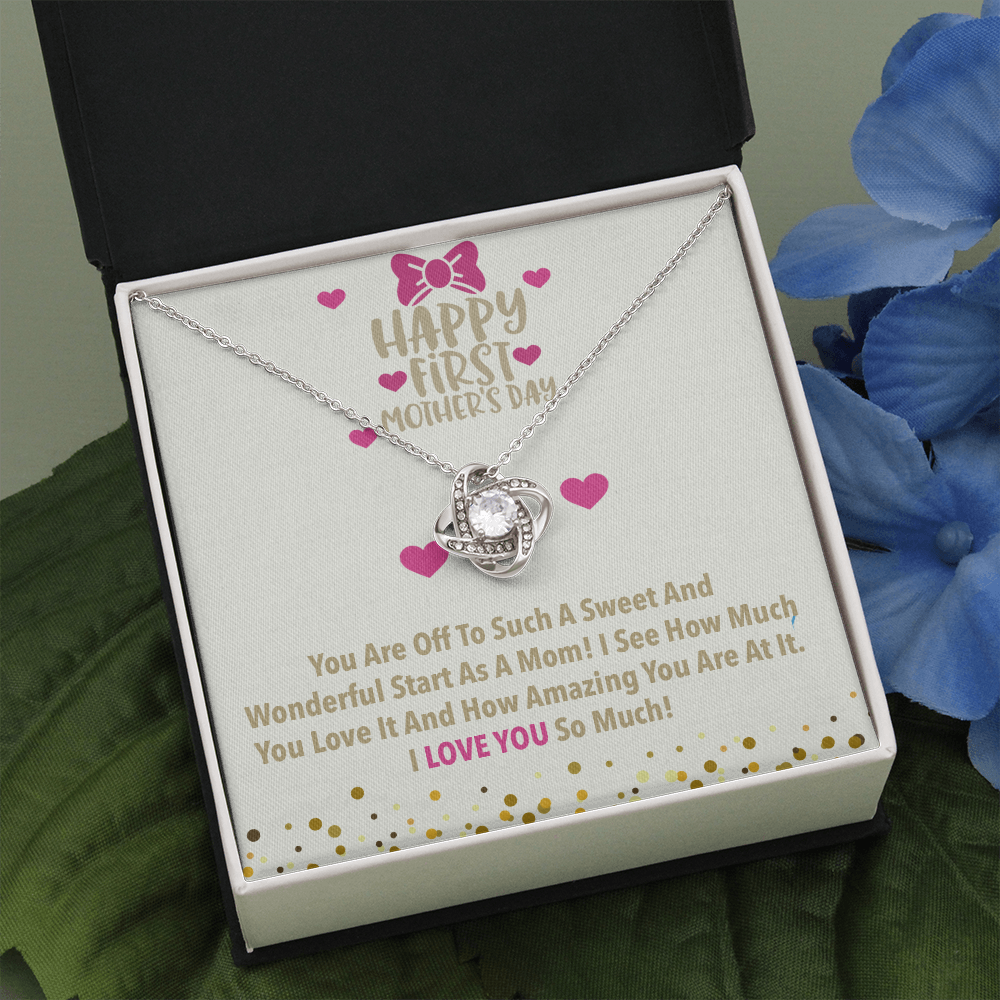 Happy Mothers Day Gift For Wife, Mothers Day Necklace, Mothers Day Gift From Husband, Wife Gift For Mothers Day, Husband To Wife Mothers Day – Gift For Wife, Necklace For Wife – Valentines Day Gift For Her