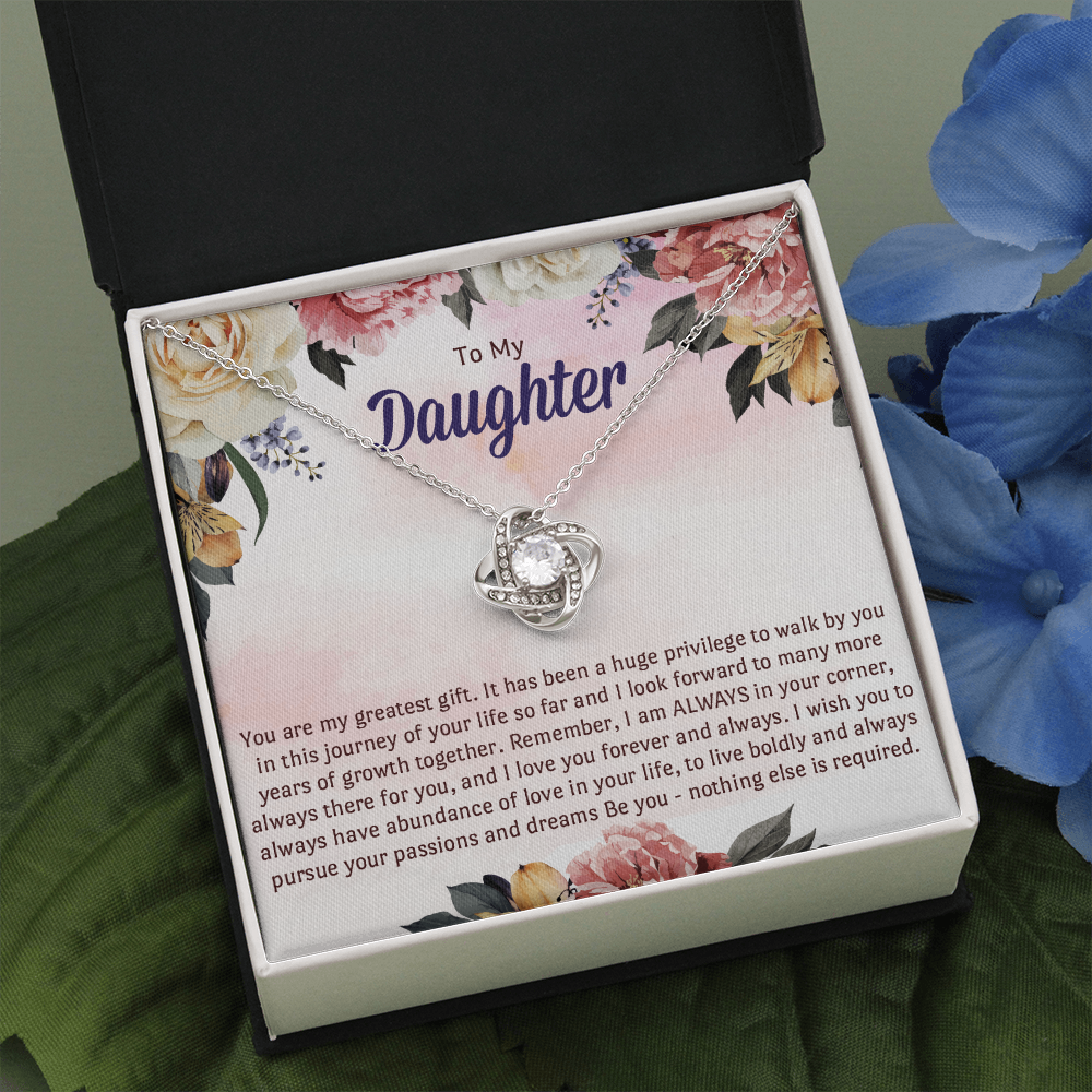 Necklace For Daughter, To My Beautiful Daughter, Mom Daughter Necklace, Daughter Birthday Gift, Daughter Graduation Gift, Love Pendant Necklace, For Daughter, From Mom, From Dad, Mom And Daughter Gift, Valentine’s, Mother’s Day
