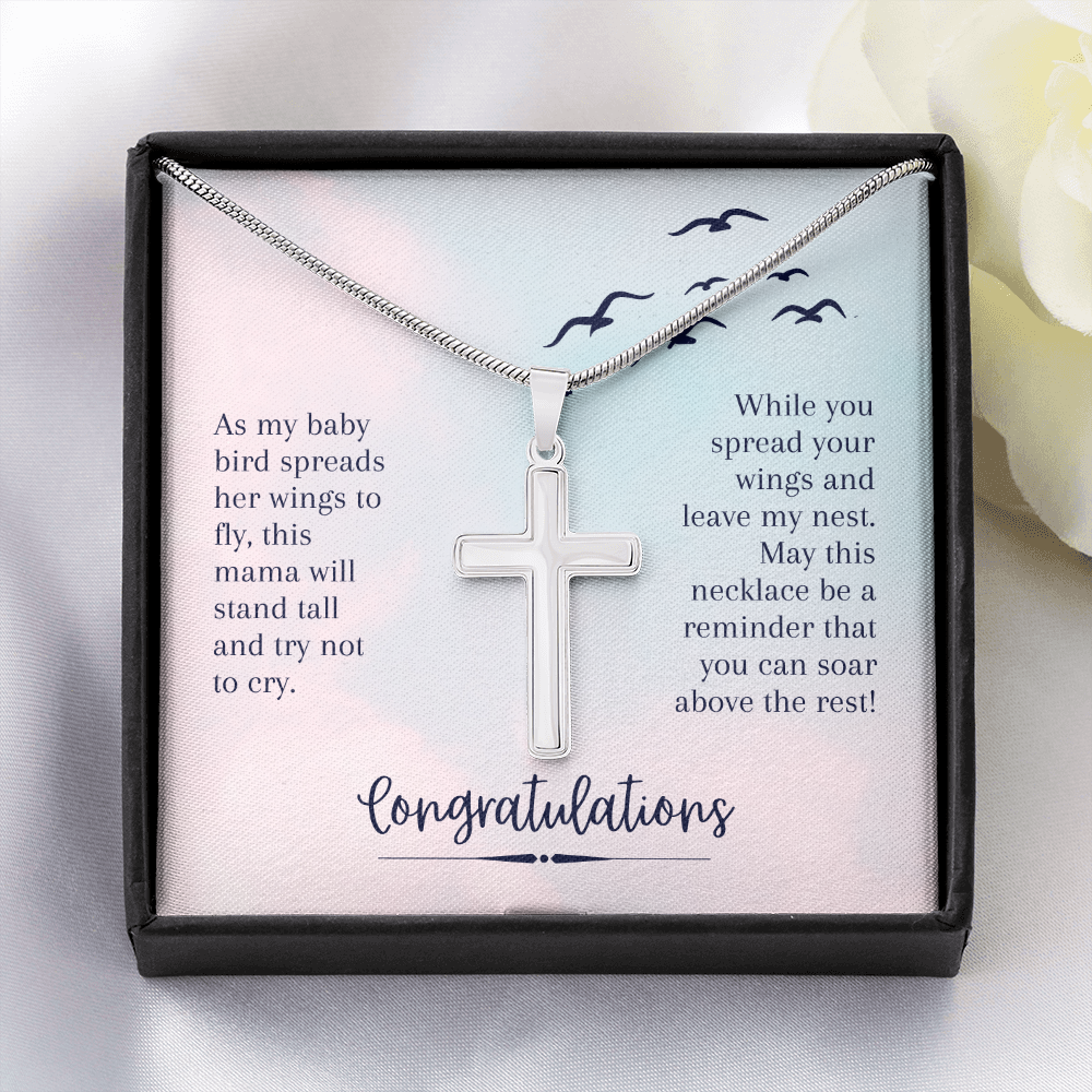 Cross Daughter Necklace Gift, Daughter gift necklace, Daughter birthday gift, Gift for daughter, Daughter jewelry