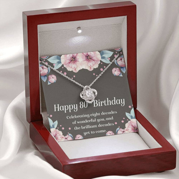 80th Birthday Gifts for Women Necklace, Necklace for Mom