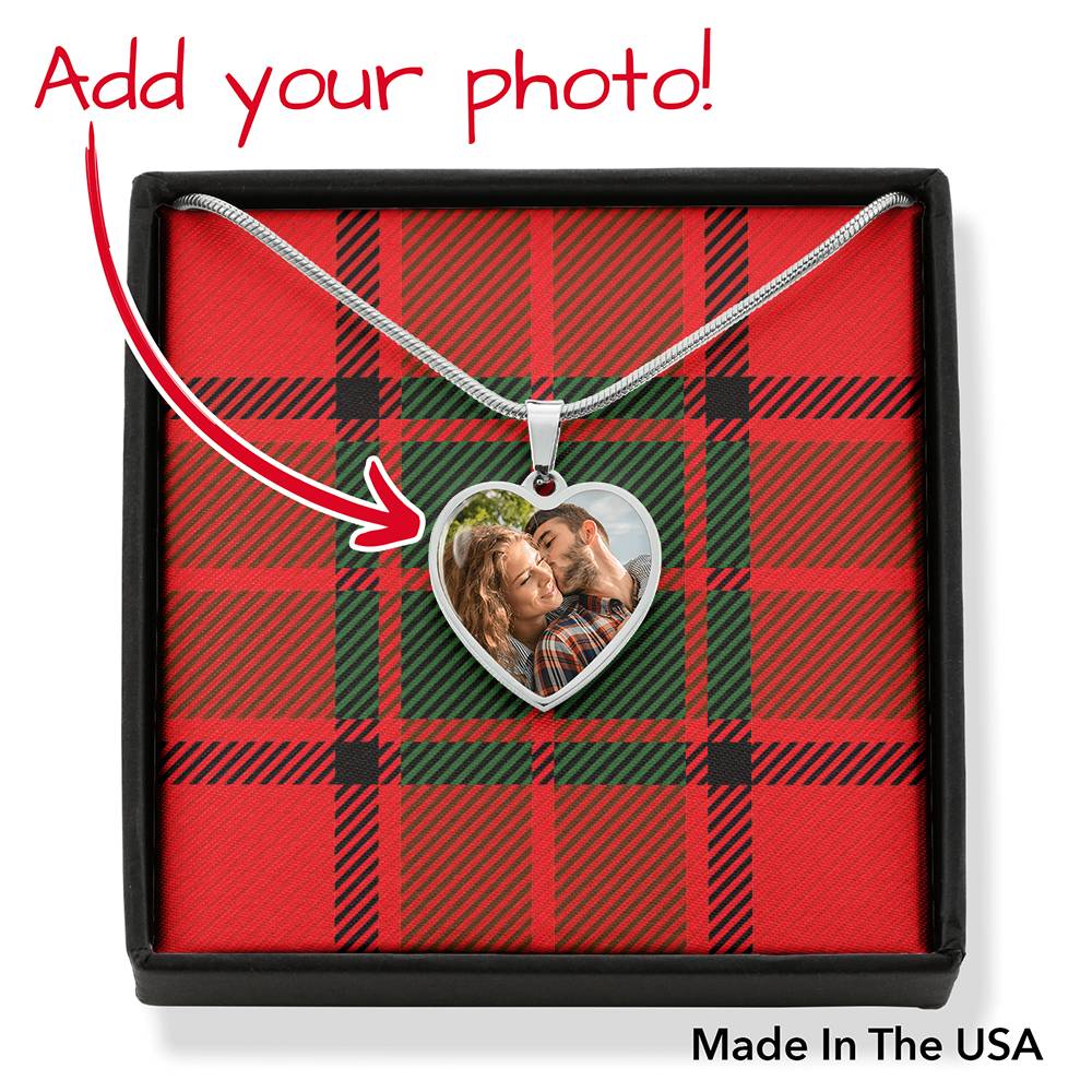 Adair Tartan Family Heart Necklace — Scottish Gift
