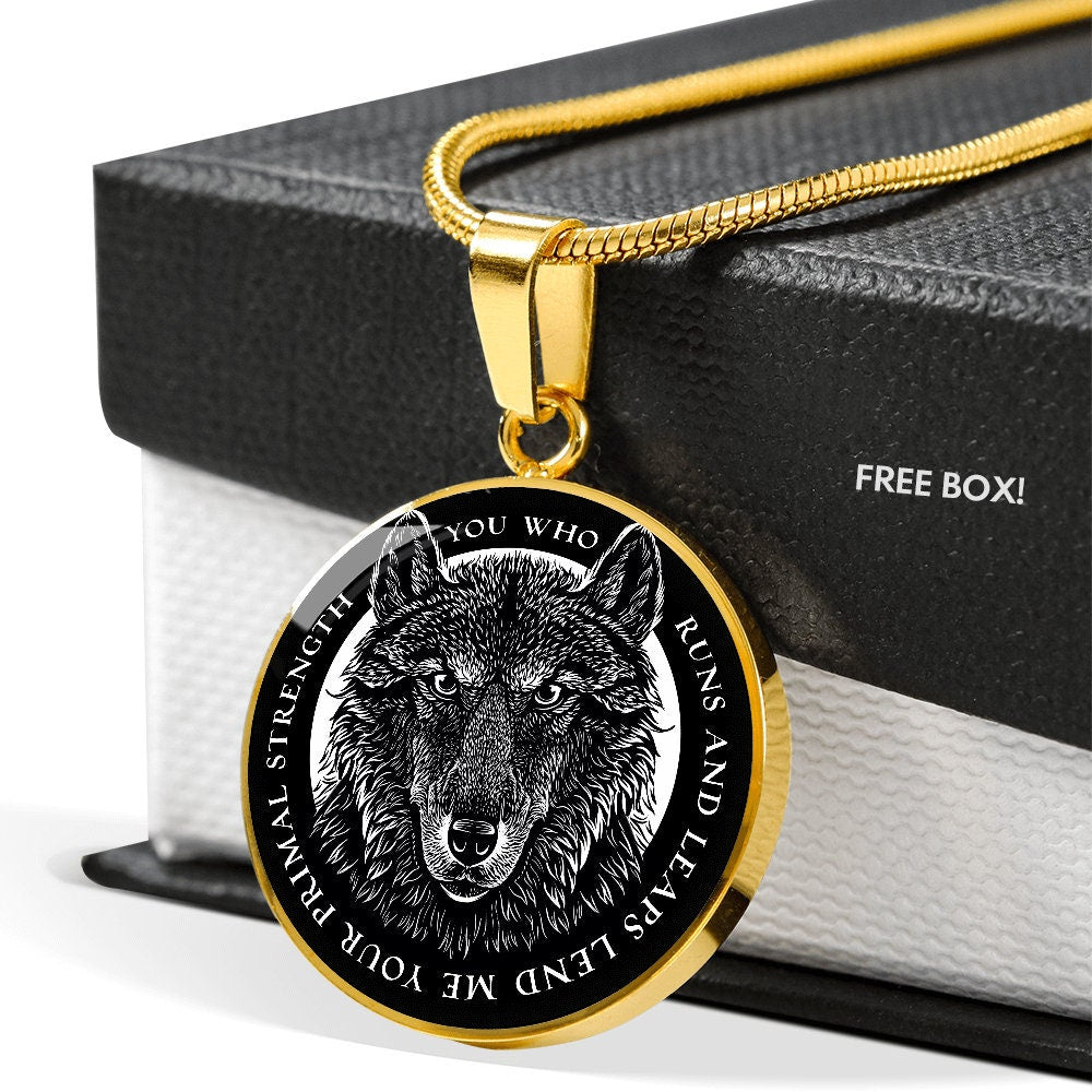 Wolf Pendant Necklace