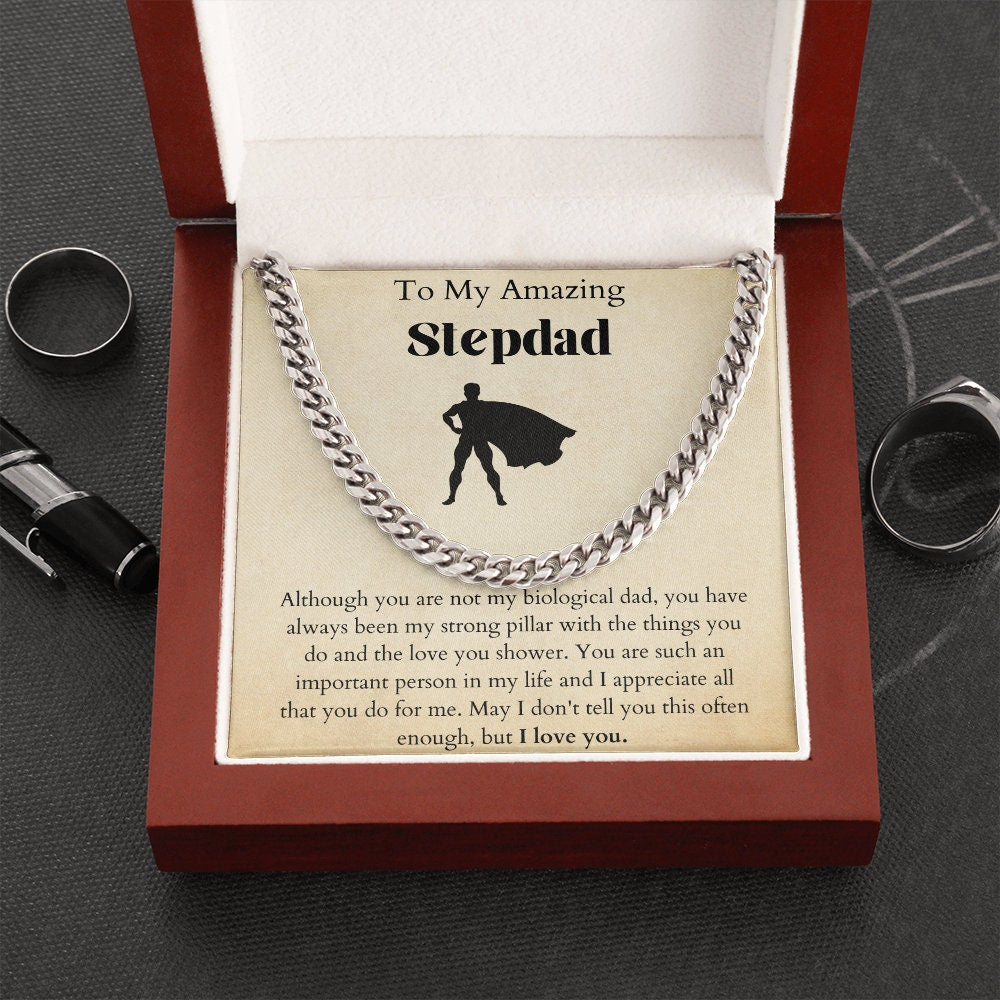 Fathers Day Gift for Stepdad. Stepdad Gift. Birthday Gift for Stepdad. I Love You Stepdad. Stepdad Gift on Fathers Day. Thank You Stepdad.