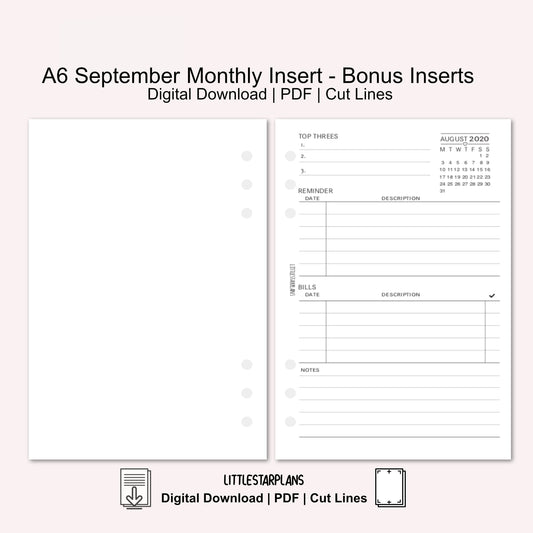 A5 Zero Based Budget Planner Inserts Printable Download - Letter / A4 –  MarianeCresp