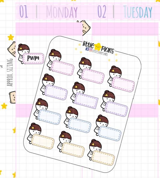 Cute Weekly Planner Stickers Mini Kit – Littlestarplans