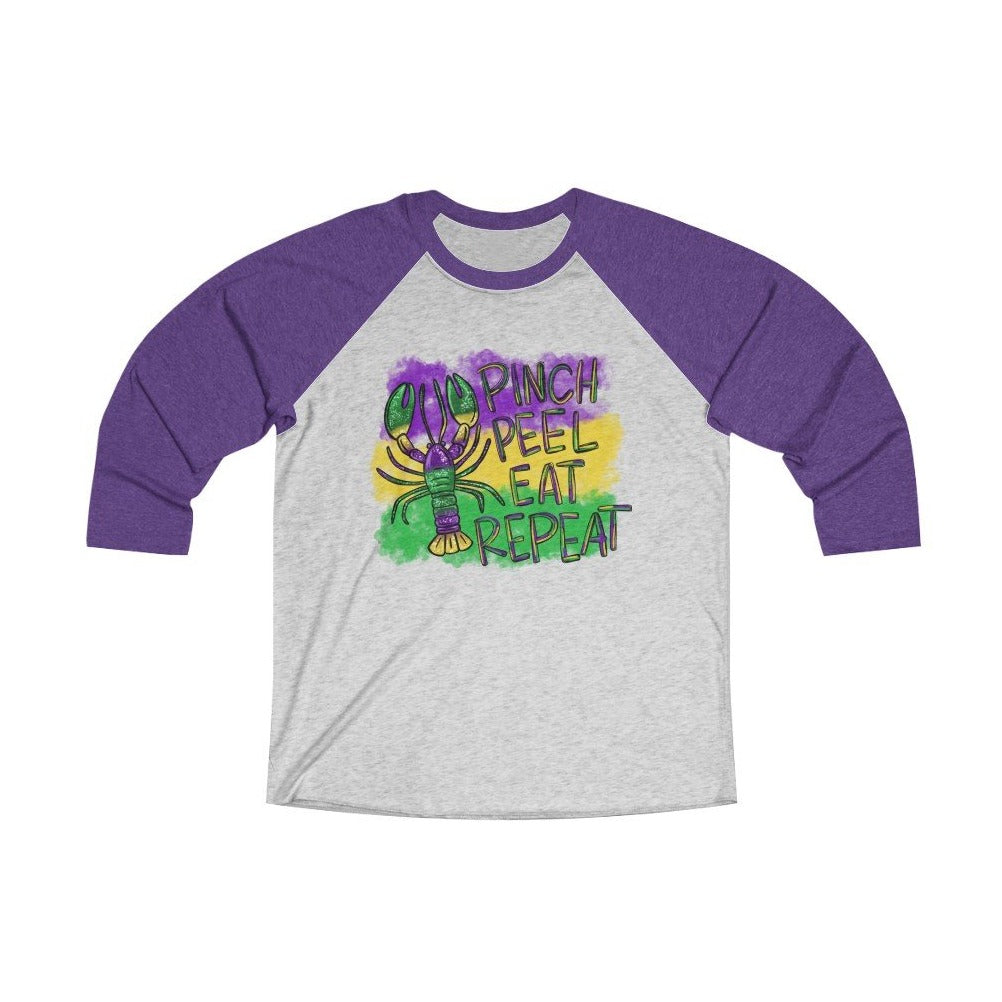 mardi gras raglan shirt