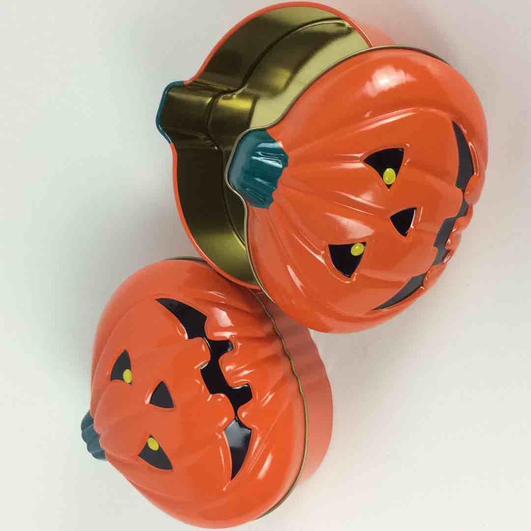 HAL GIFT Candy Tin Pumpkin Box