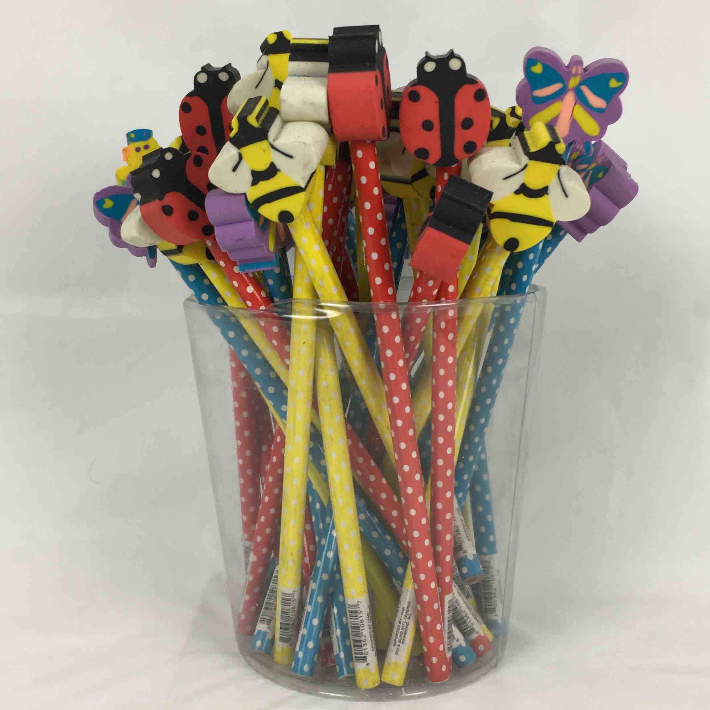 FAVORS PENCILS W/ERASER TOPPER