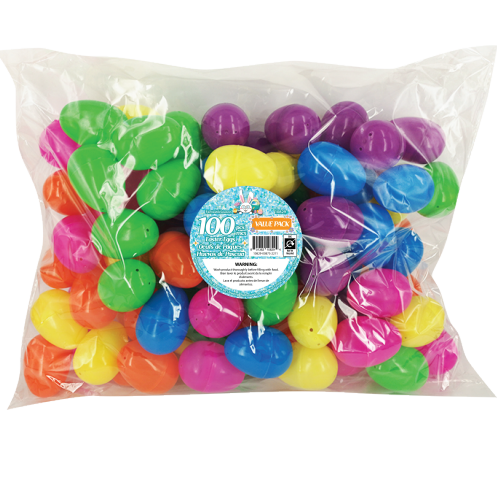 EASTER EGG FILLERS BULK 2.5IN 100PCS