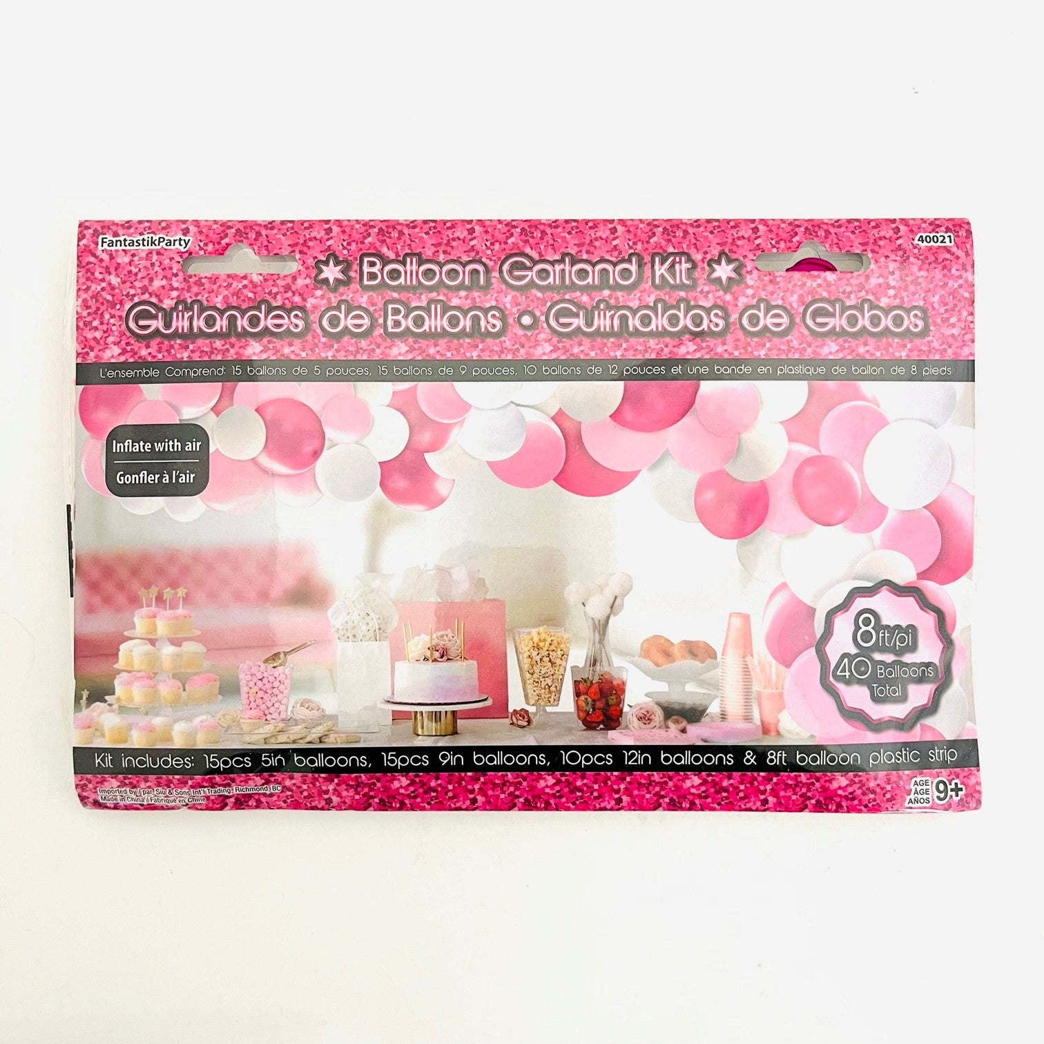 BALLOON GARLAND KIT PINK