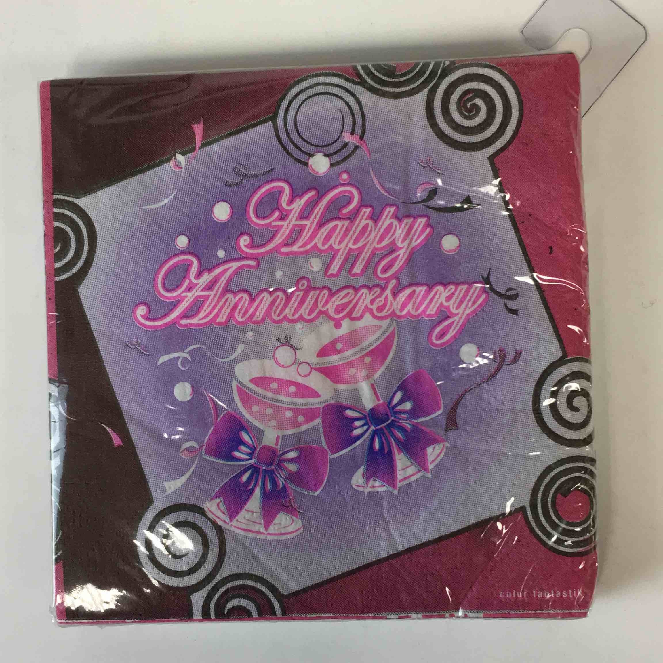 ENSEMBLE ANNIVERSARY LUNCH NAPKINS 16PCS