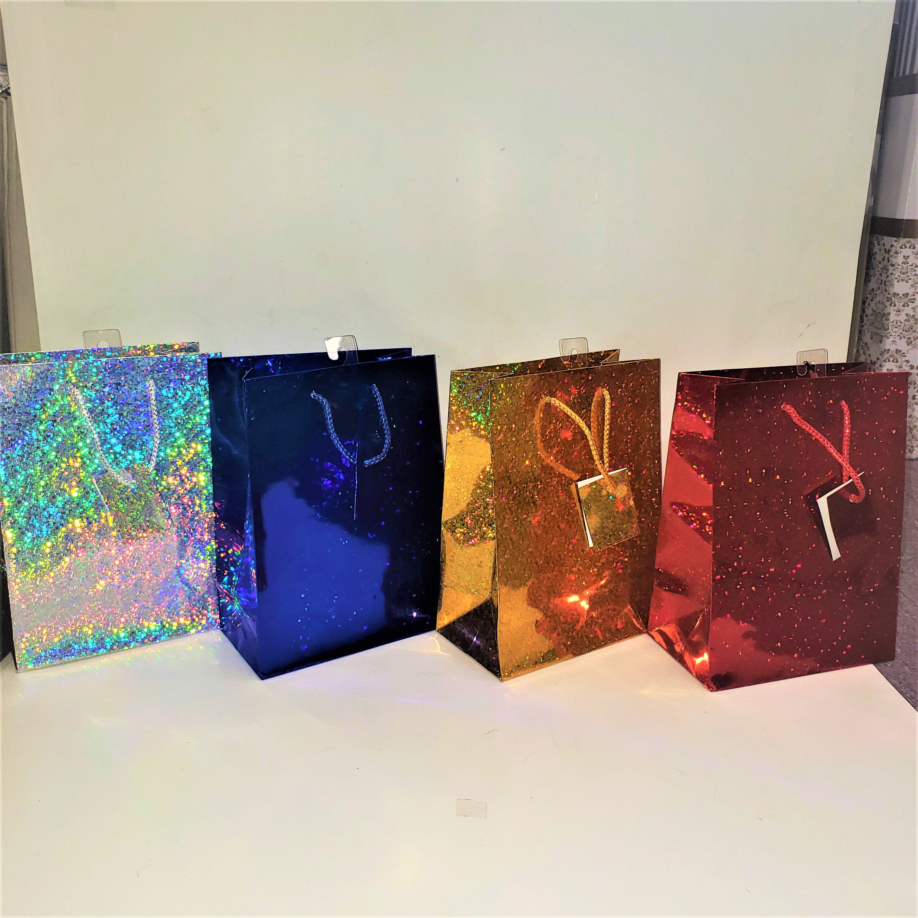 GIFT BAG HOLOGRAM LARGE ASST