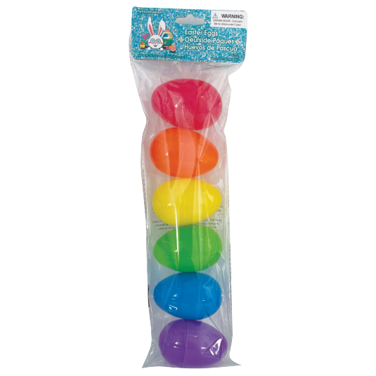 EASTER EGG FILLERS STANDARD 3.5IN 6PCS