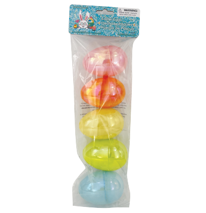 EASTER EGG FILLERS Iridescent 3.5in 5pcs