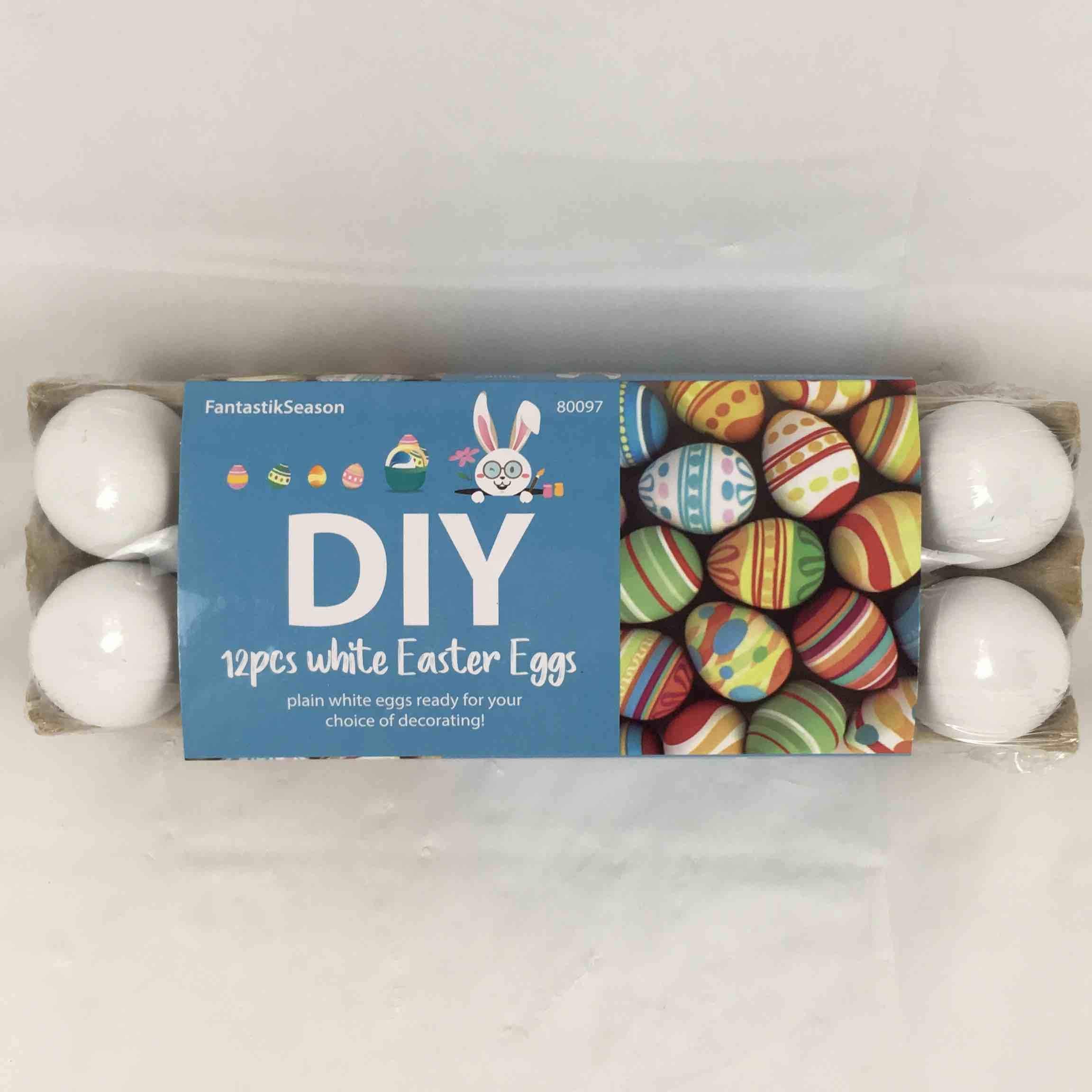 EASTER EGGS "PAINT YOURSELF" DIY IN EGG CARTON