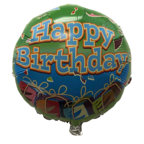 BALLOON FOIL ROUND 18" (Air-filled) Birthday Gift