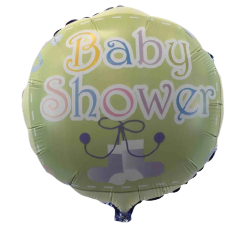 BALLOON FOIL ROUND 18" (Air-filled) Baby Shower