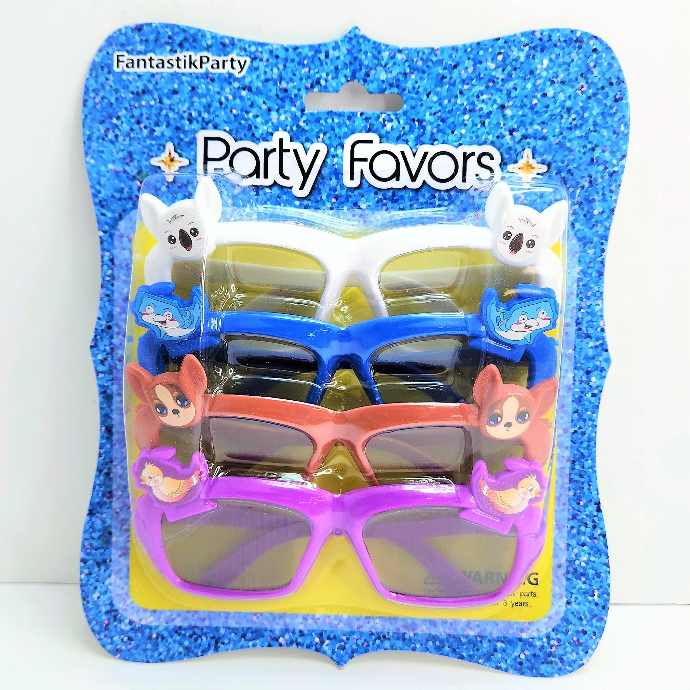 FAVORS BLISTER SUN GLASSES 4PCS