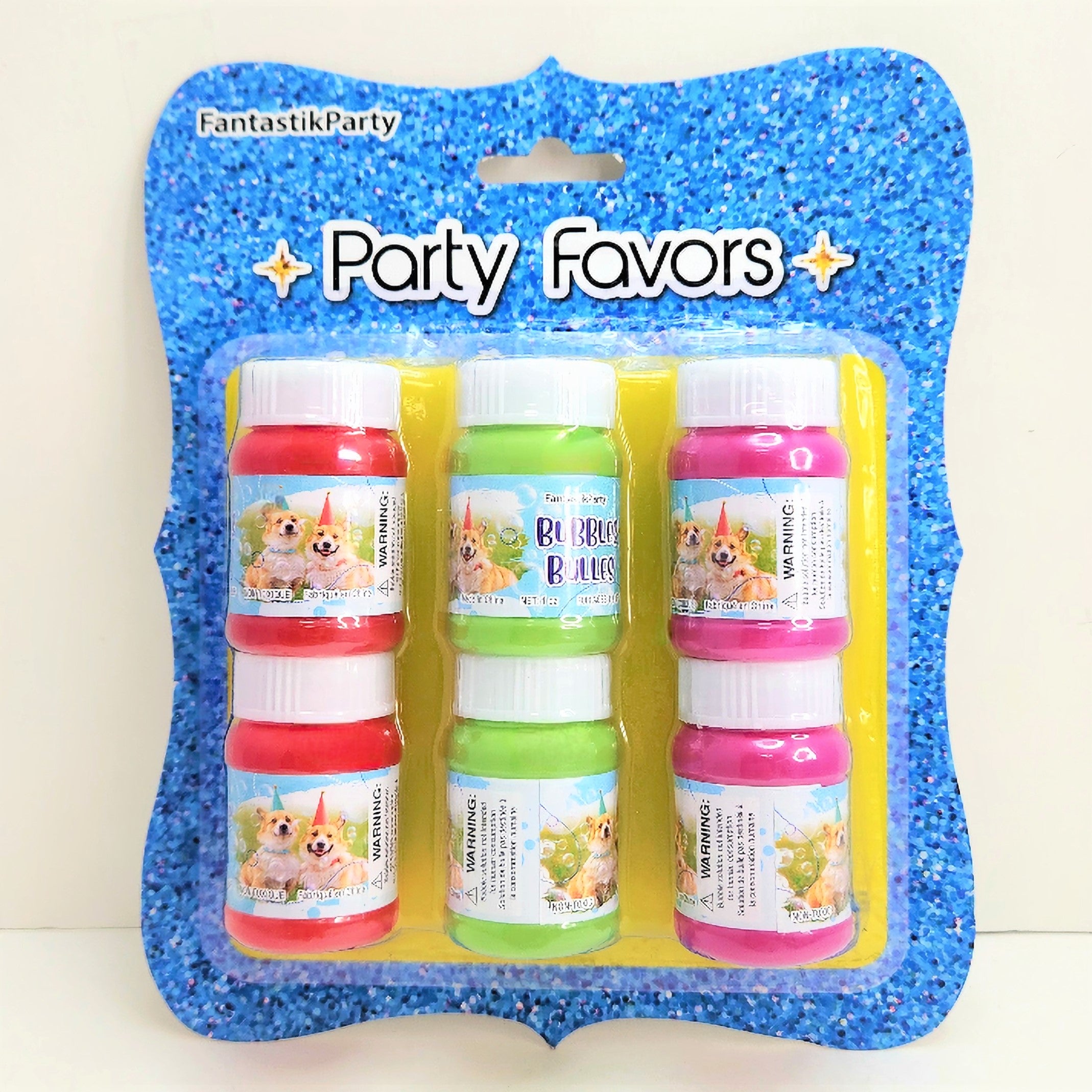 FAVORS BLISTER 1oz BUBBLE 6pcs