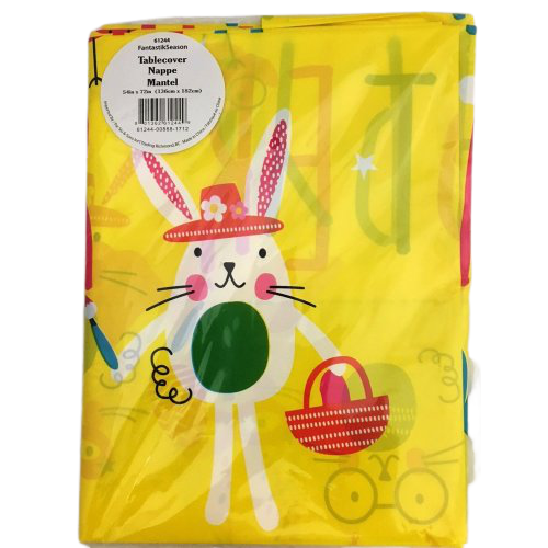 ENSEMBLE .EASTER FUNNY BUNNY TABLECOVER