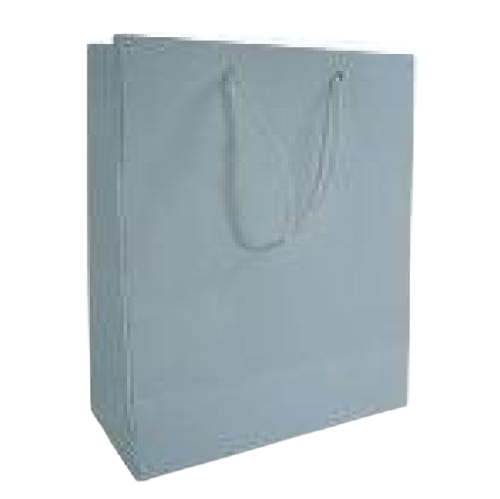 GIFT BAG SOLID COLOR LARGE SILVER