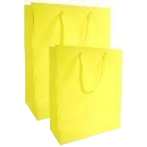 GIFT BAG SOLID COLOR LARGE YELLOW