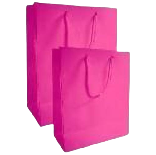 GIFT BAG SOLID COLOR LARGE FUCHSIA