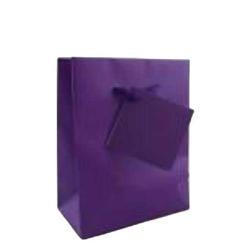 GIFT BAG SOLID COLOR SMALL PURPLE
