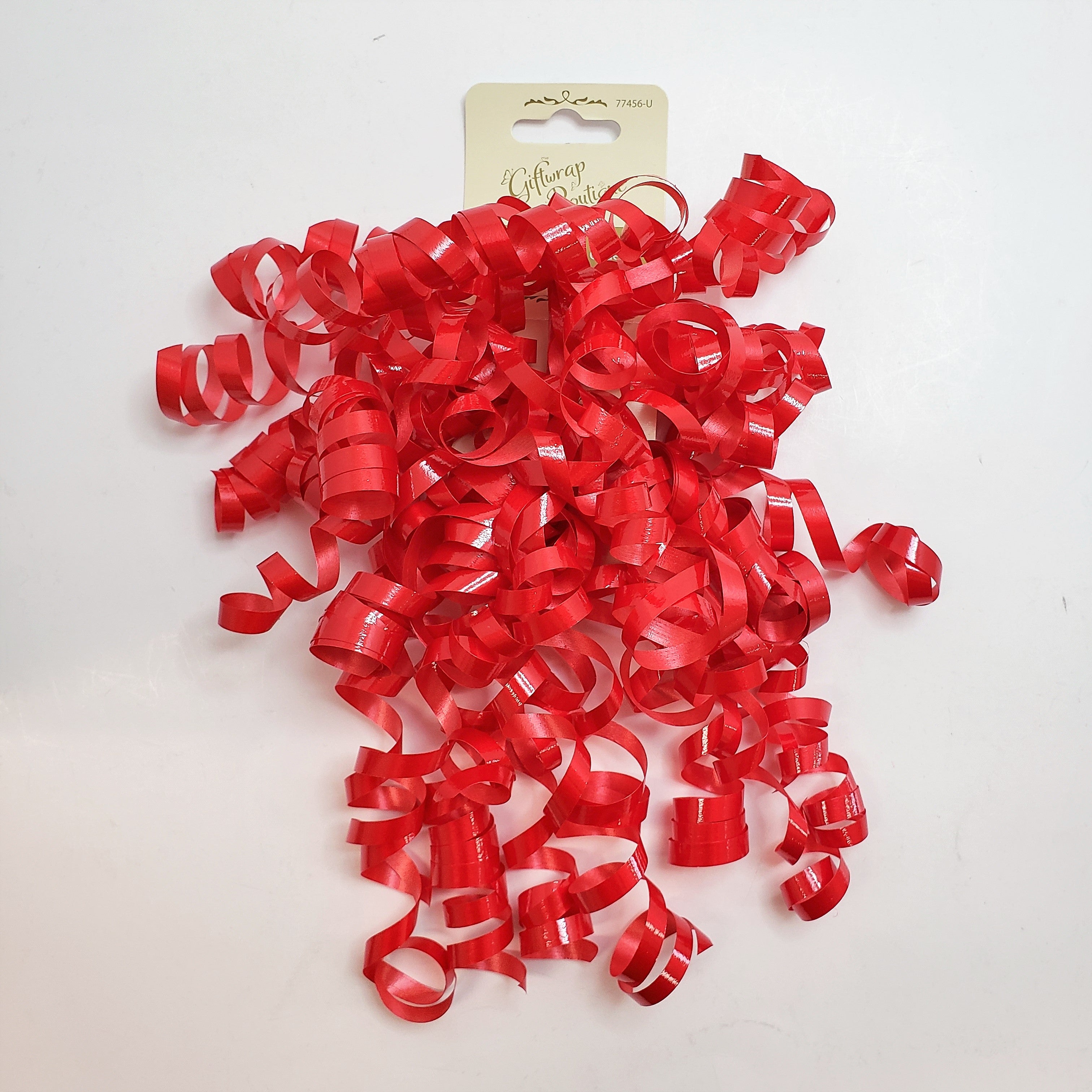 GIFT BOWS CURL CASCADES RED