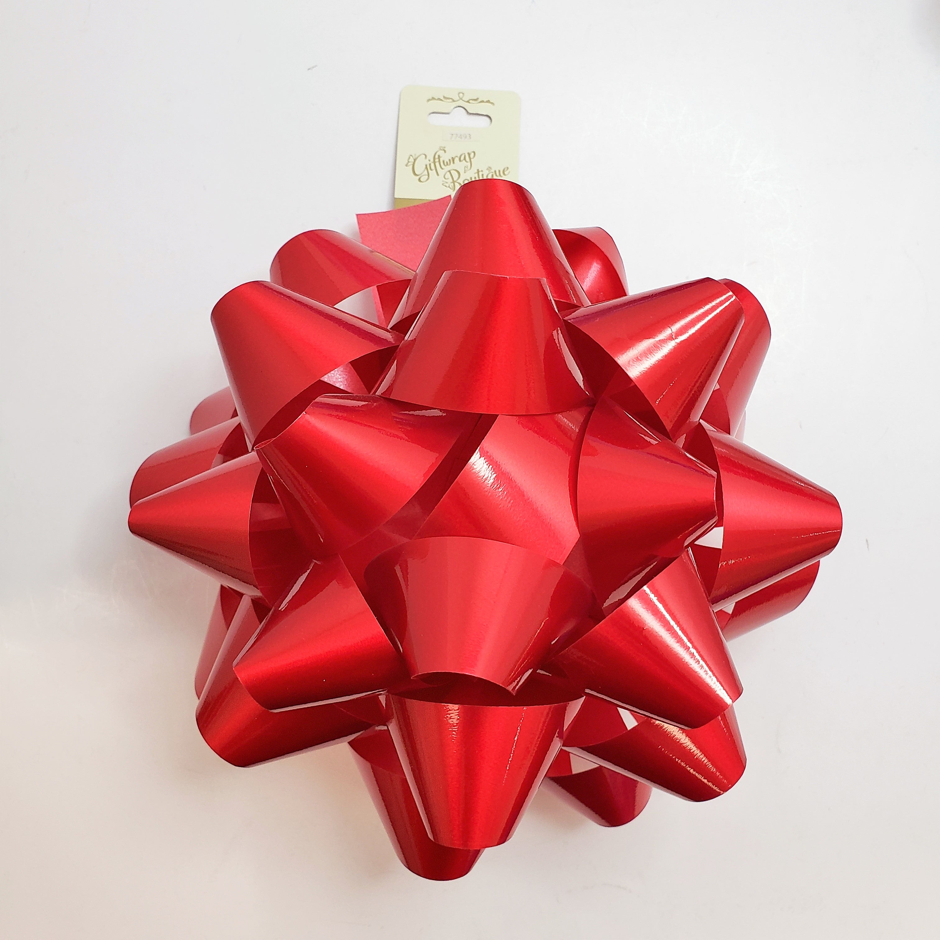 GIFT BOW STAR BOW JUMBO RED