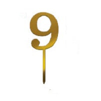 CONSUMABLES CAKE TOPPER NUMERAL "9"