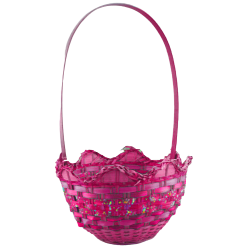 EASTER DECOR EGG SHAPED BASKET